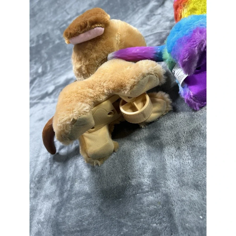 Fur Real Furreal Walkalots Rainbow Walk Talk Unicorn Dog Hasbro Toy Plush Tested